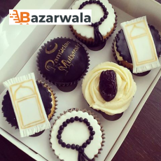 Bazarwala রমজান চকলেট কাপকেক গিফট বক্স (৬ পিস)