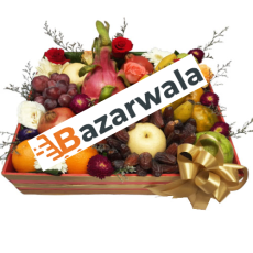 Bazarwala ইফতার রয়্যাল ফ্রুট অ্যান্ড ফ্লাওয়ার বক্স