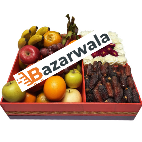 Bazarwala প্রিমিয়াম ইফতার ফ্রুট ও ফুল হ্যাম্পার