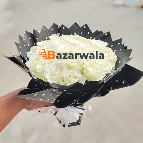 Bazarwala এলিগ্যান্ট হোয়াইট