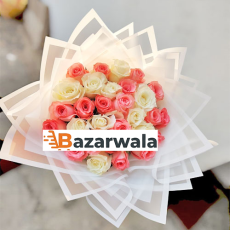 Bazarwala ব্লুমিং রোজেস বুকেট