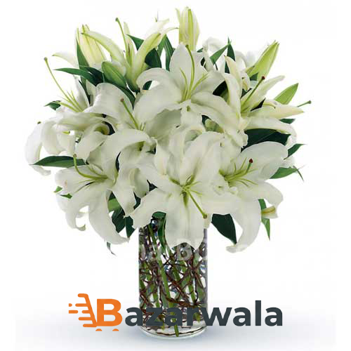 Bazarwala লিলি ফুলের ভেসে