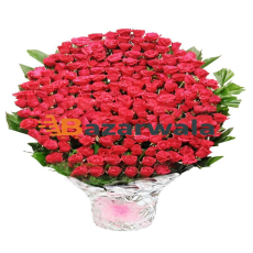 Bazarwala ২০০ লাল গোলাপের বিশাল তোড়া