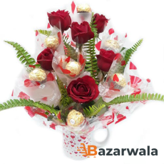 Bazarwala ভ্যালেন্টাইন চকলেটের তোড়া
