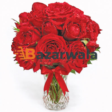 Bazarwala রেড হেভেন - ভাসেতে গোলাপ